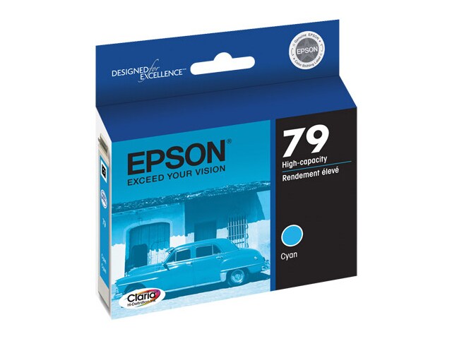 Epson T079220 High Capacity Ink Cartridge for Stylus Photo 1400 Cyan