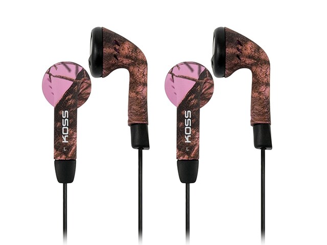 Koss KMO10 Earbud Headphones â€“ Pink