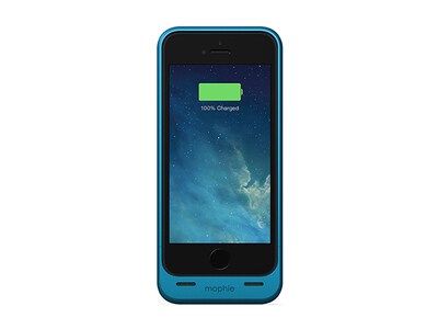 mophie Juice Pack Helium Rechargeable External Battery Case for iPhone 5/5s - Blue