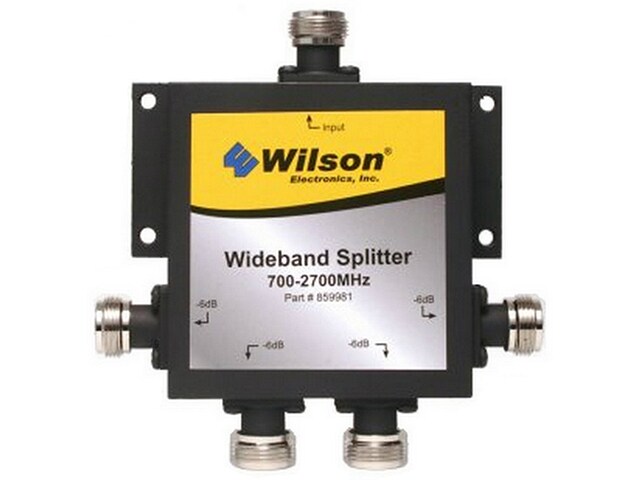 Wilson 859981 4 Way Wideband Splitter for 700 2700MHz with N Female Connectors