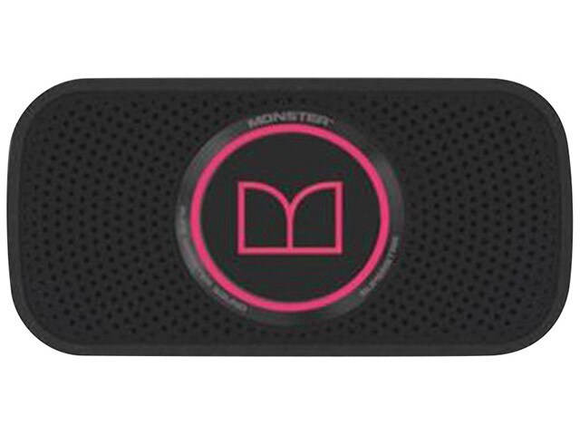 Monster SuperStar High Definition BluetoothÂ® Speaker Neon Pink