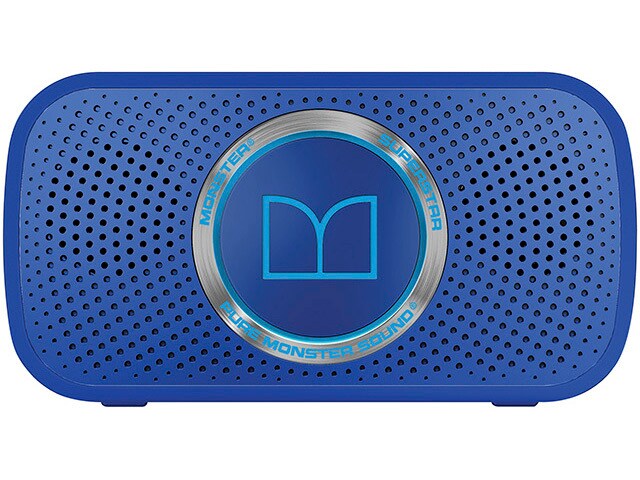 Monster SuperStar High Definition BluetoothÂ® Speaker Neon Blue