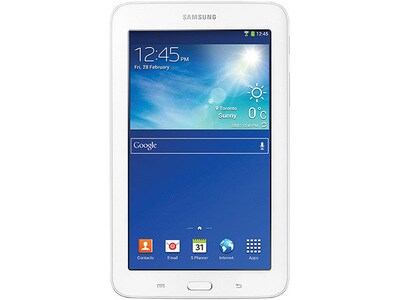 Tablette Samsung Galaxy Tab 3 Lite 8 Go de 7 po avec Android 4.2 Jelly Bean - blanc