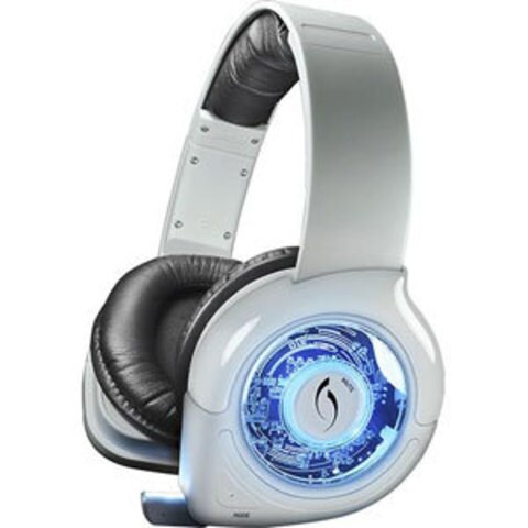 PDP Afterglow Universal Prismatic Wireless Headset with Travel Case White