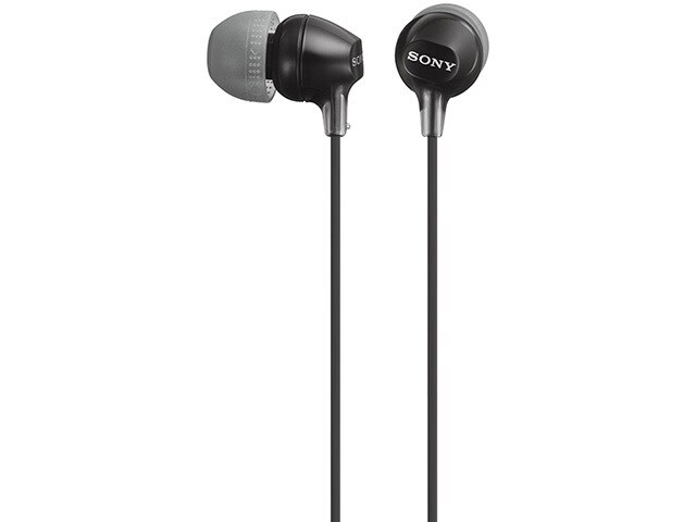 Sony MDR EX15LP B Earbuds Black