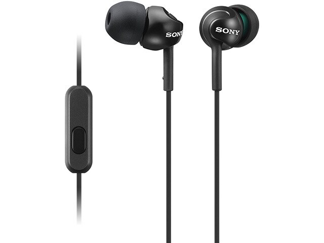 Sony MDR EX110AP B Earbuds Black