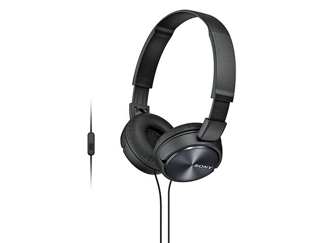 Sony MDR ZX310AP B ZX Series Headband Stereo Headphones Black