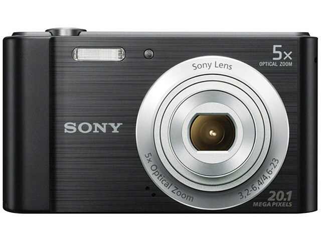 Sony Cyber shot DSCW800B 20.1MP Camera Black