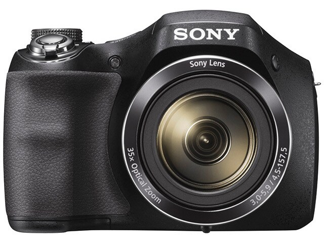 Sony Cyber shot DSCH300B 20.1MP High Zoom Camera Black