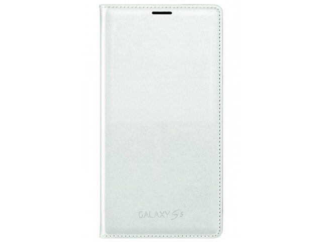 Samsung Flip Wallet Case for Samsung Galaxy S5 White