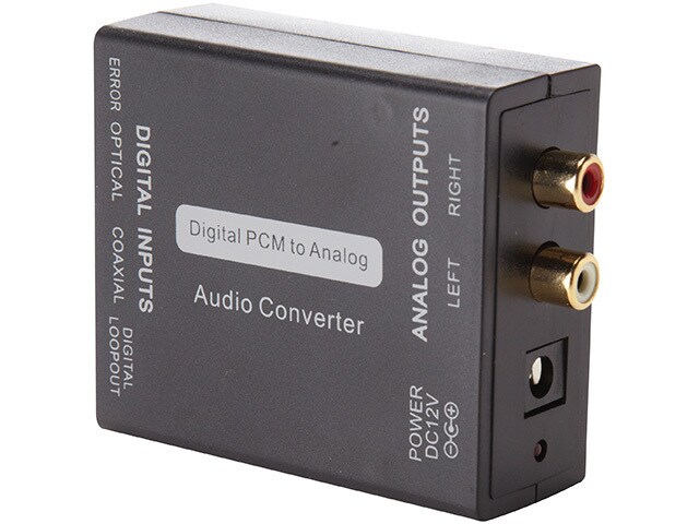 Nexxtech Toslink to RCA Analog Audio Converter
