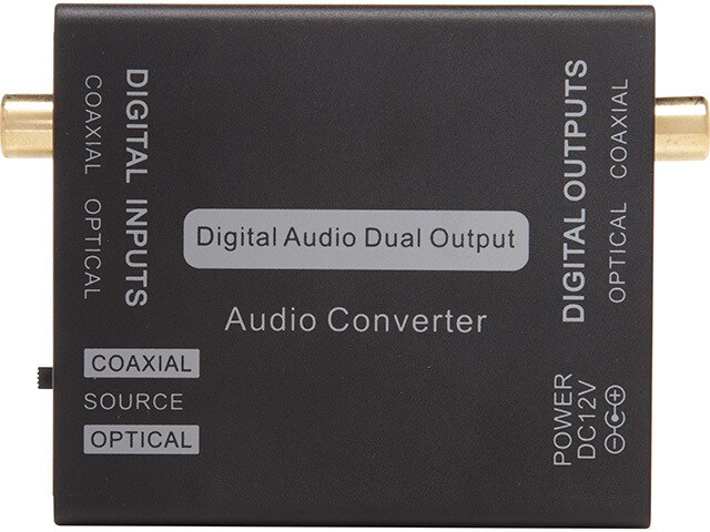 Nexxtech Coaxial to Toslink Optical Digital Audio Converter