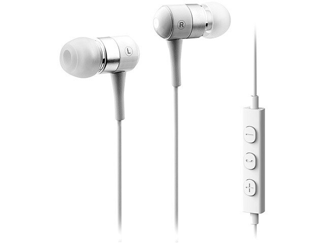 HeadRush Calenda In Ear Stereo Earbuds White with Silver Trim