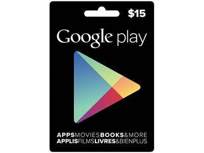 Google Play - $15