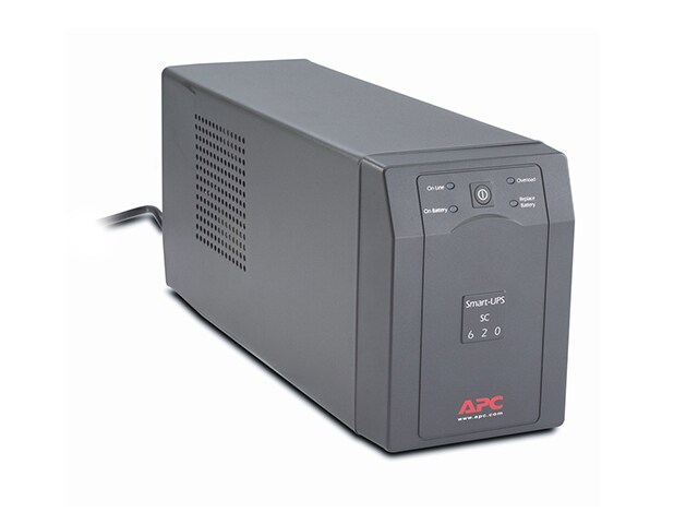 APC Smart UPS SC 620 390 Watts 620 VA Input 120V Output 120V Interface Port DB 9 RS 232