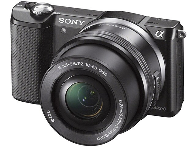 Sony ILCE5000LB a5000 20.1MP Camera with 16 50mm Lens with Wi Fi and NFC Capabilities
