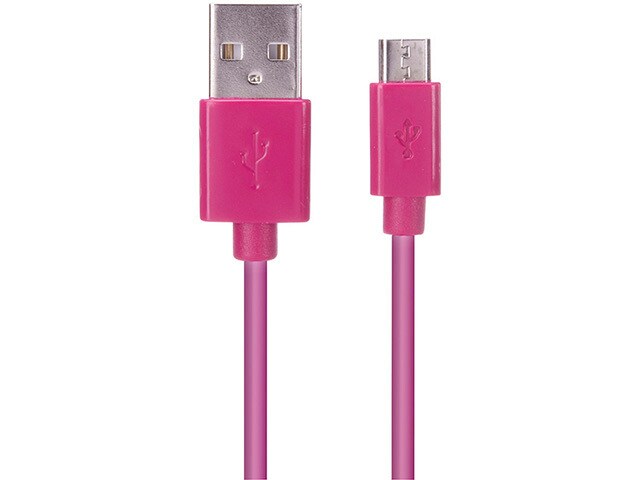 Nexxtech 1.2m 4 Micro USB Cable Pink