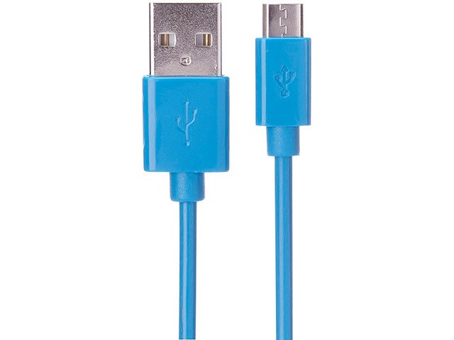 Nexxtech 1.2m 4 Micro USB Charge Sync Cable Blue