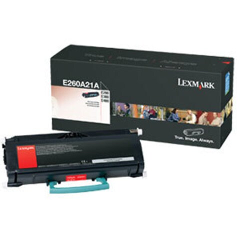 Lexmark E260A21A Toner Printer Cartridge Black