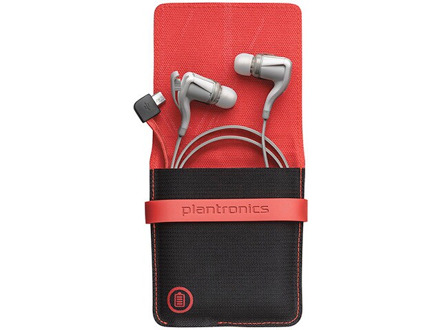 Plantronics Backbeat GO2 Wireless Earbuds with Charging Case Black