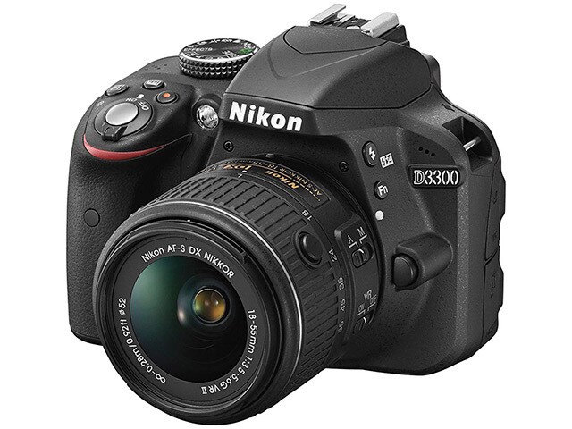 Nikon D3300 AF S DX 18 55mm VR II Kit Black