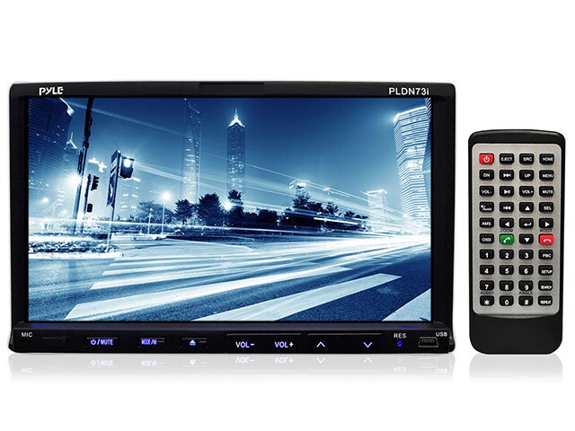 Pyle 7 quot; Double DIN TFT Touch Screen Multimedia Disc