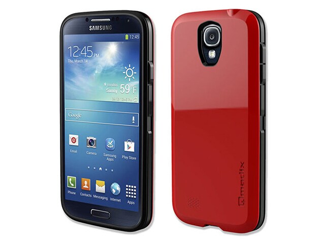 Qmadix S Series Case for Samsung Galaxy S4 Red Black