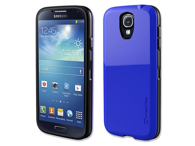 Qmadix S Series Case for Samsung Galaxy S4 Blue Black