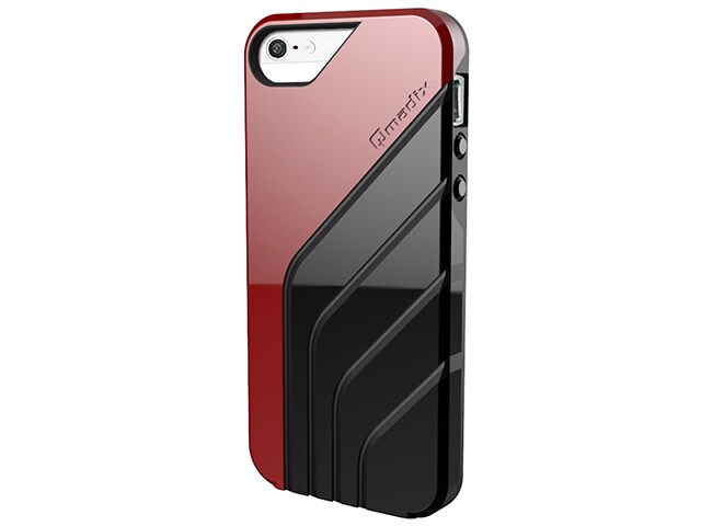 Qmadix Crave Case for iPhone 5 5s Black Red