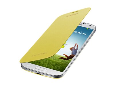 Samsung OEM Flip Cover for Galaxy S4 - Yellow
