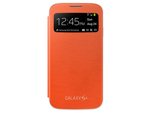 Samsung S View Cover for Galaxy S4 Orange