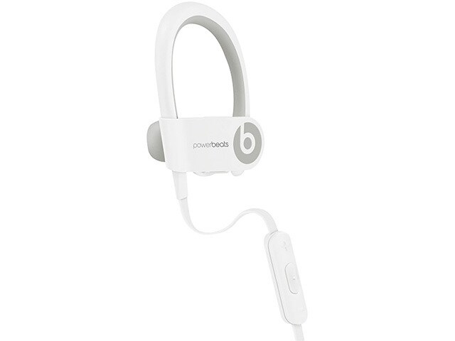 Beats Powerbeats2 Wireless Bluetooth Earbuds with In Line Volume Control White