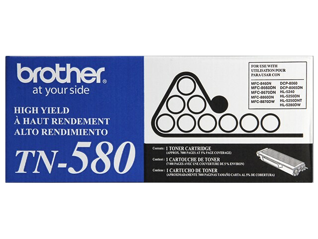 Brother TN 580 Toner Cartridge Black