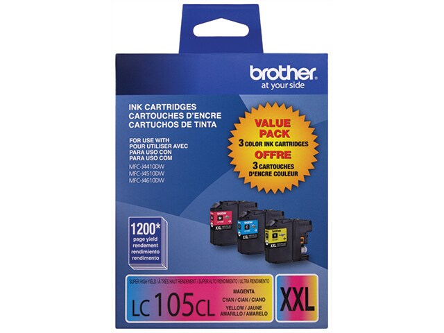 Brother LC1053PKS 3 Pack of Innobella Super High Yield XXL Colour