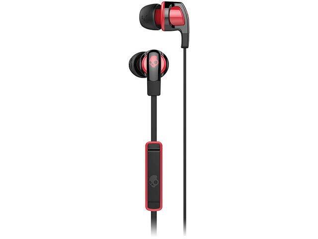 Skullcandy Smokin Bud 2 In Ear Headphones with Mic1 â€“ Black on Red
