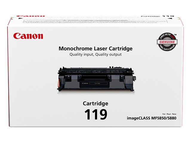Canon 119 Laser Cartridge Monochrome