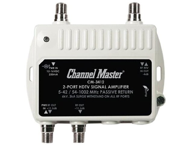 Channel Master 2 Port Ultra Mini 2 Distribution Amplifier