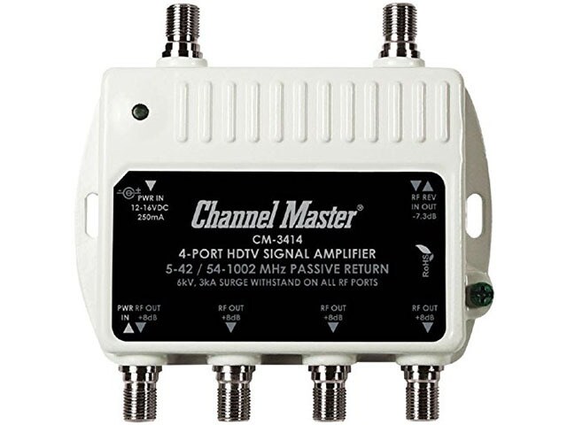 Channel Master 4 Port Ultra Mini 4 Distribution Amplifier