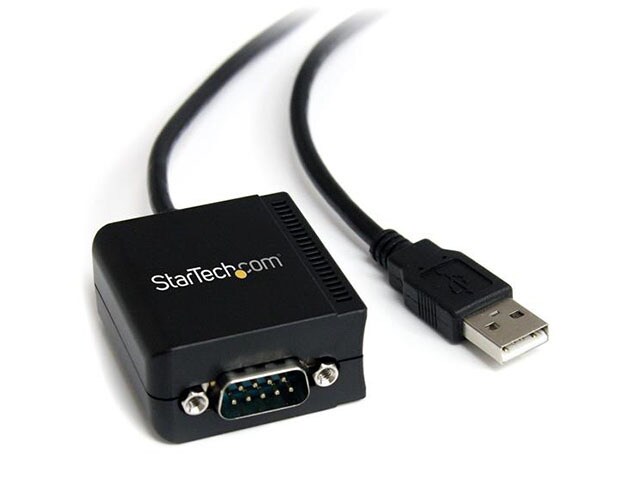 StarTech 1 Port FTDI USB to Serial RS232 Adapter Cable with COM Retention