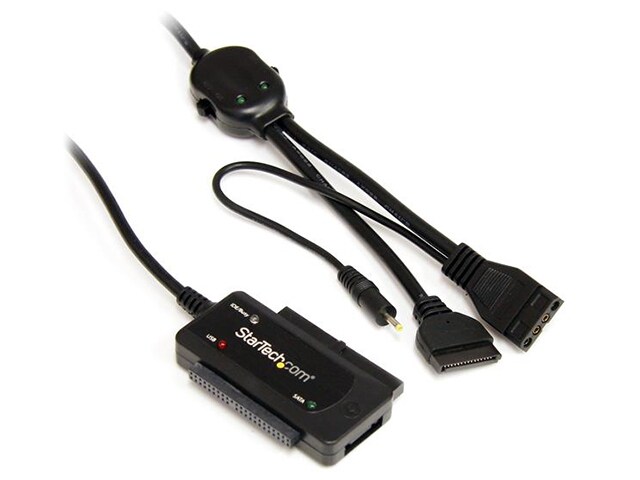 StarTech USB 2.0 to SATA IDE Combo Adapter for 2.5 3.5 quot; SSD HDD