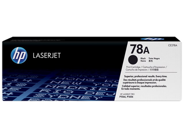 HP 78A CE278A Black Original LaserJet Toner Cartridge