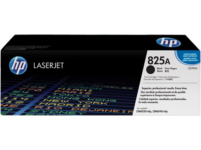 HP 825A CB390A Black Original LaserJet Toner Cartridge
