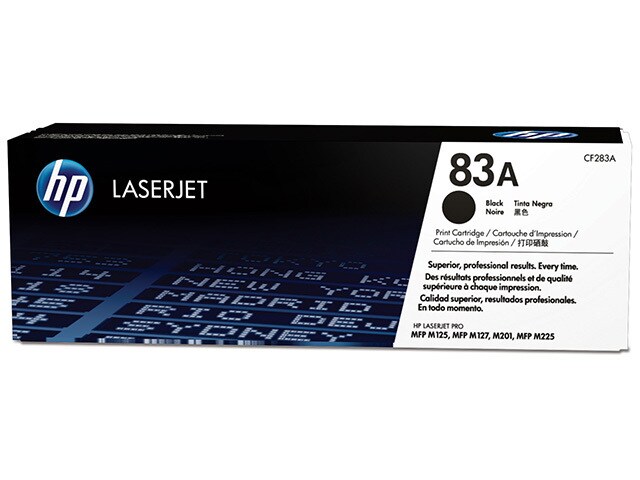 HP 83A CF283A Black Original LaserJet Toner Cartridge