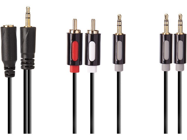 Nexxtech 3 piece audio cable kit