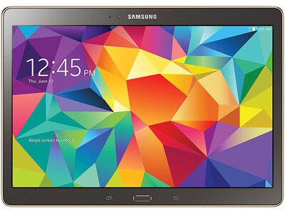 Tablette Samsung Galaxy Tab S de 10,5 po avec Android 4.4 et KitKat - Bronze titane