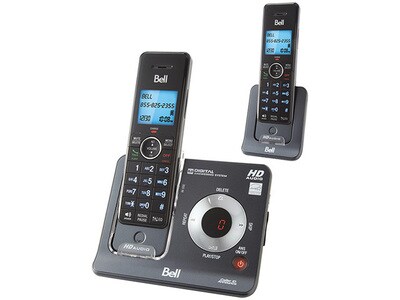 Bell BE6425-2 DECT 6.0 Cordless Phone with Two Handsets and Digital Answering System