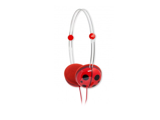 iFrogz EarPollution Animatone Over Ear Headphones Lady Bug