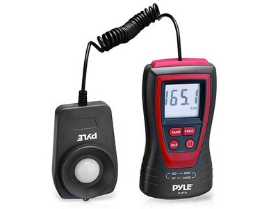 Pyle PLMT15 Handheld Lux Light Meter Photometer