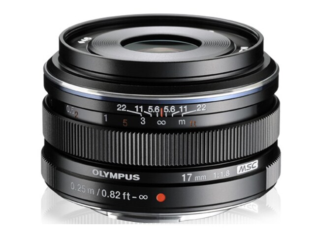 Olympus M.Zuiko 17mm f1.8 Camera Lens Black