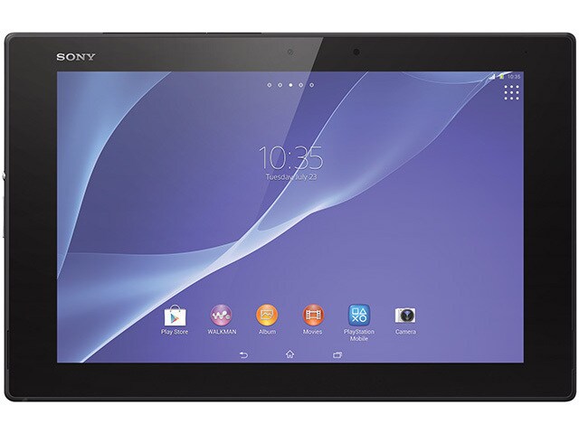 Sony Xperia Z2 16GB 10.1 inch waterproof dust and scratch resistant tablet with Android 4.4 KitKat OS black